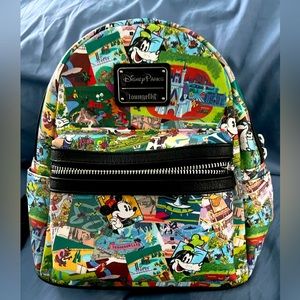 Disney World Loungefly Backpack - collage perfect condition